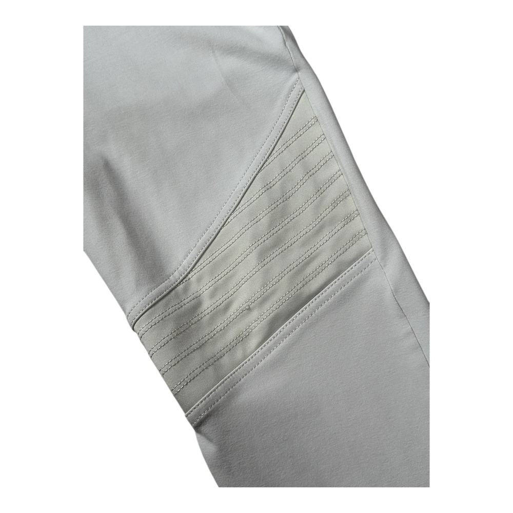 Freddy Italian Crop Cream Pants Limited Spandex Edition High Waist Zip Side US 6 - Picture 12 of 16